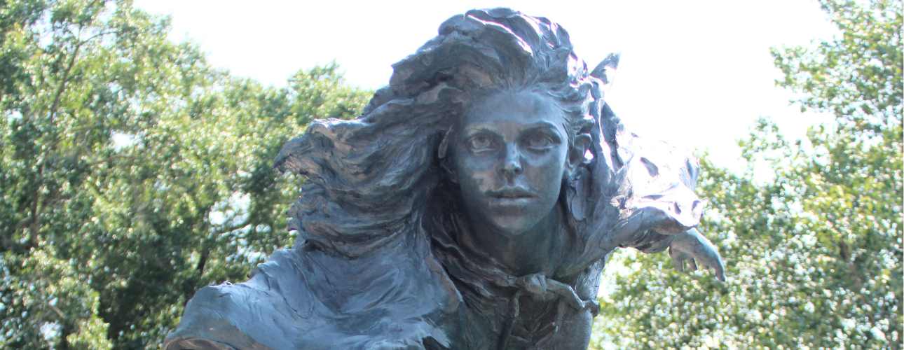 Dicey Langston monument in Traveler's Rest, SC